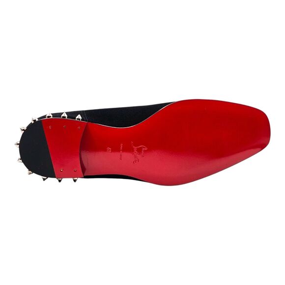 Christian Louboutin So Roadie Flat Suede Boots – Black – EU 41 / US 8 $1195 - Picture 6 of 7